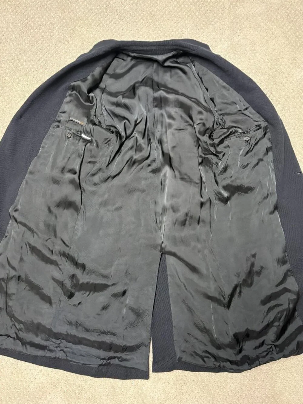 Scaglione city Men's Coat In Midnight Blue Size S